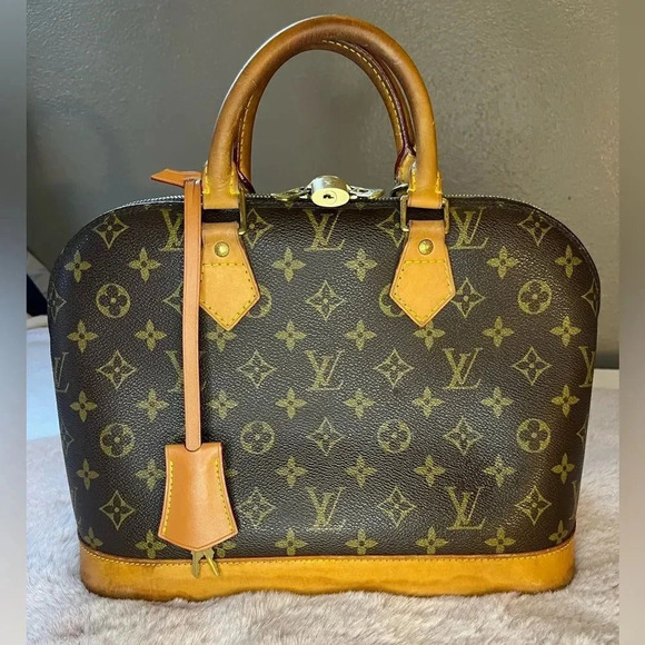 Louis Vuitton Alma PM Monogram Canvas Satchel Bag – Vintage 2001 France - Picture 3 of 15